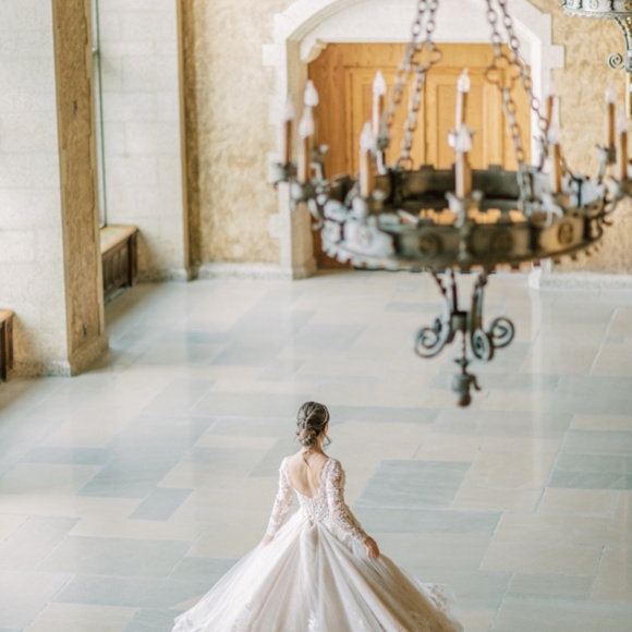Sottero and Midgley Zander Gown and Cathedral Veil - Picture 3 of 5